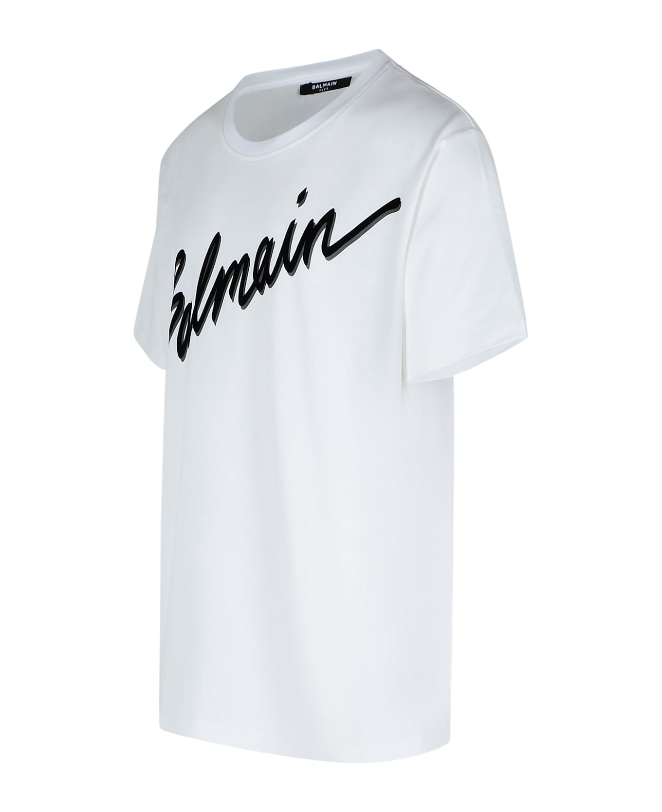 White Cotton T-shirt - 2