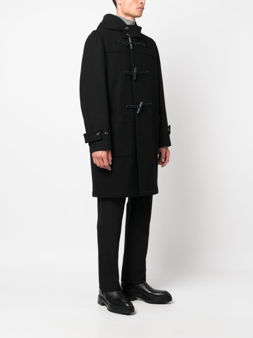 hooded duffle coat - 3