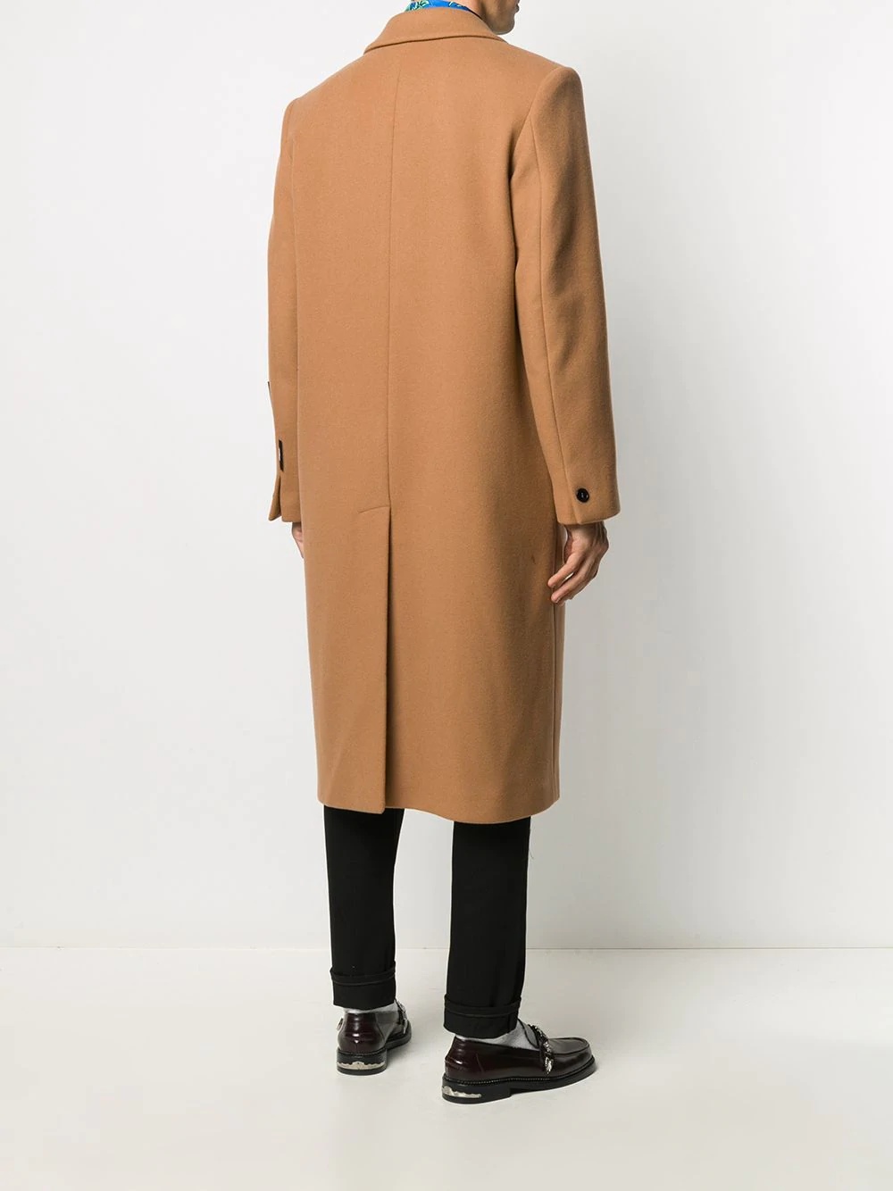 oversized double-breasted coat - 4