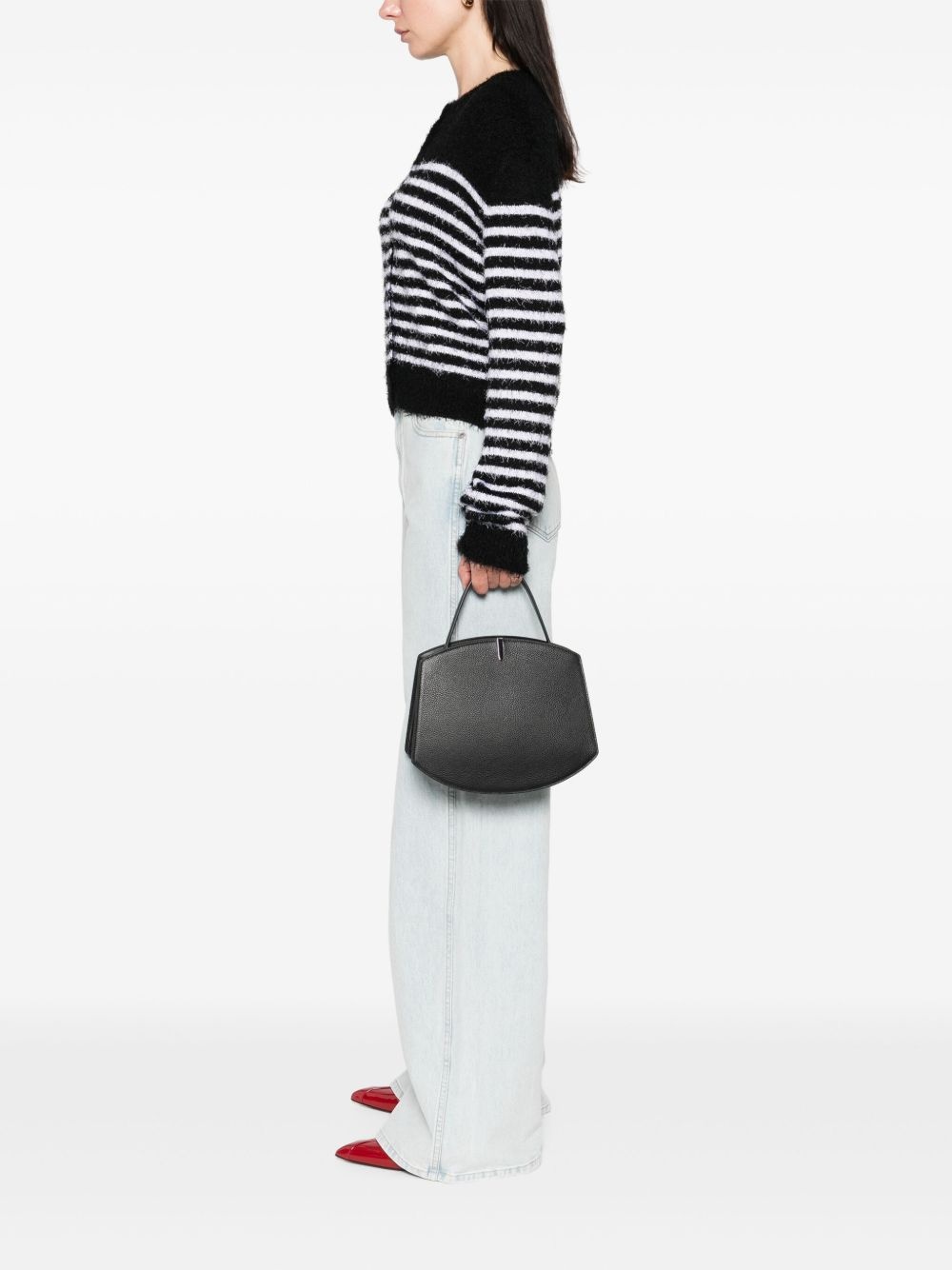 leather tote bag - 2