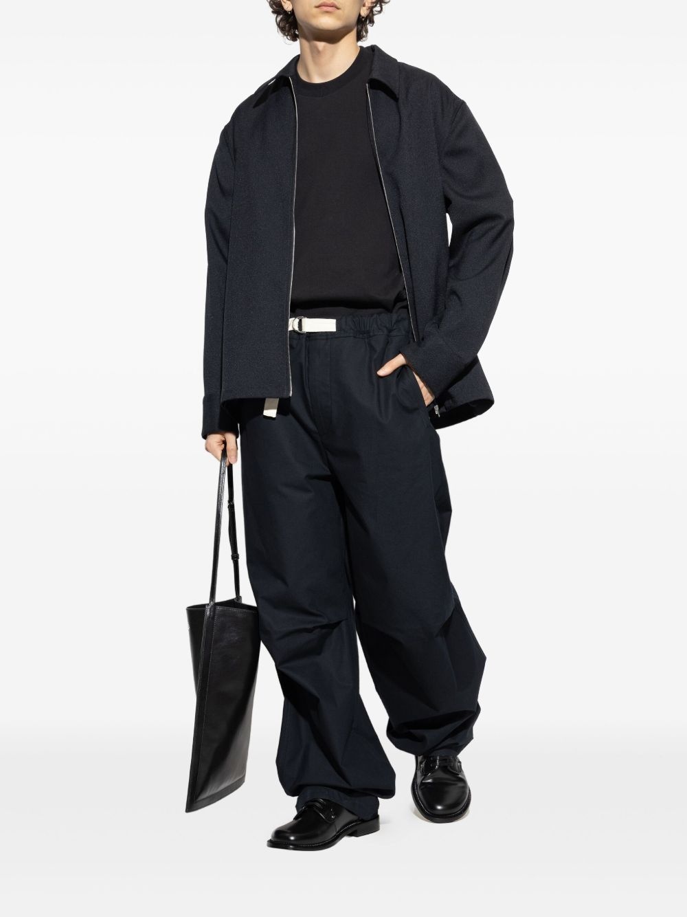 + belted trousers - 2