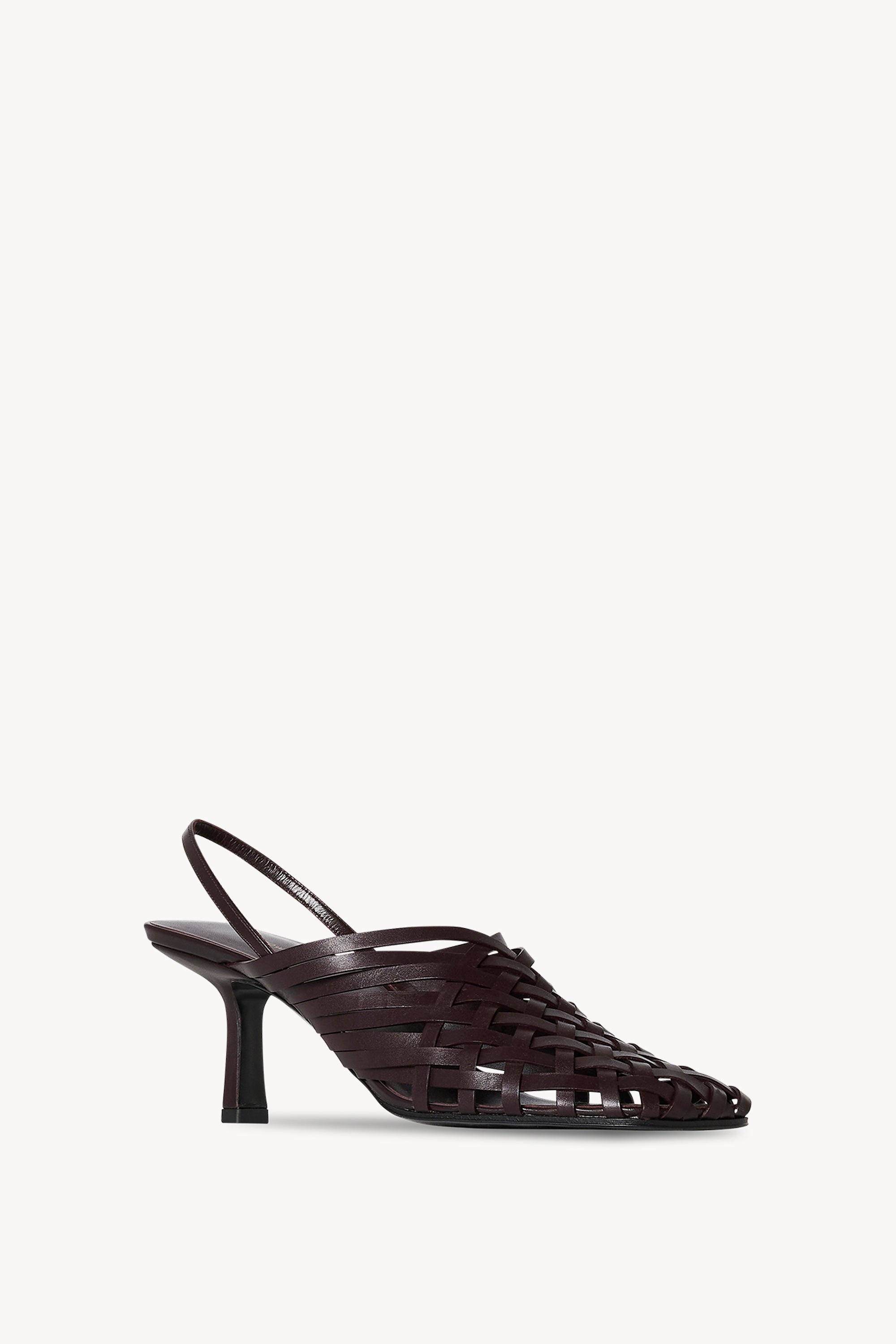 Woven Mule in Vegetable-Tanned Leather - 2