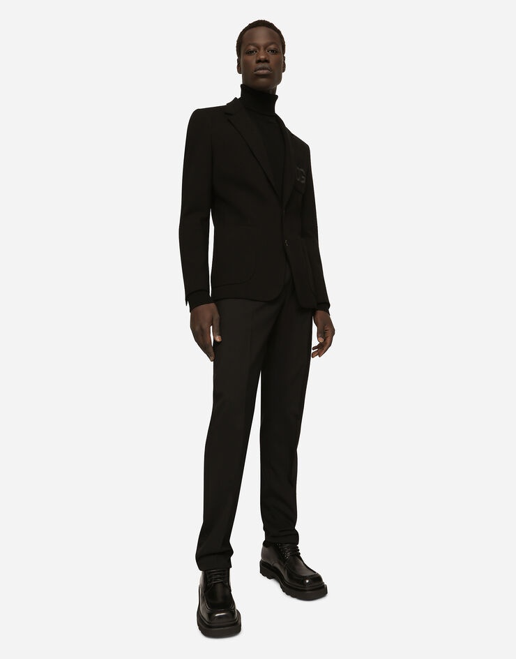 Stretch jersey Portofino jacket - 6