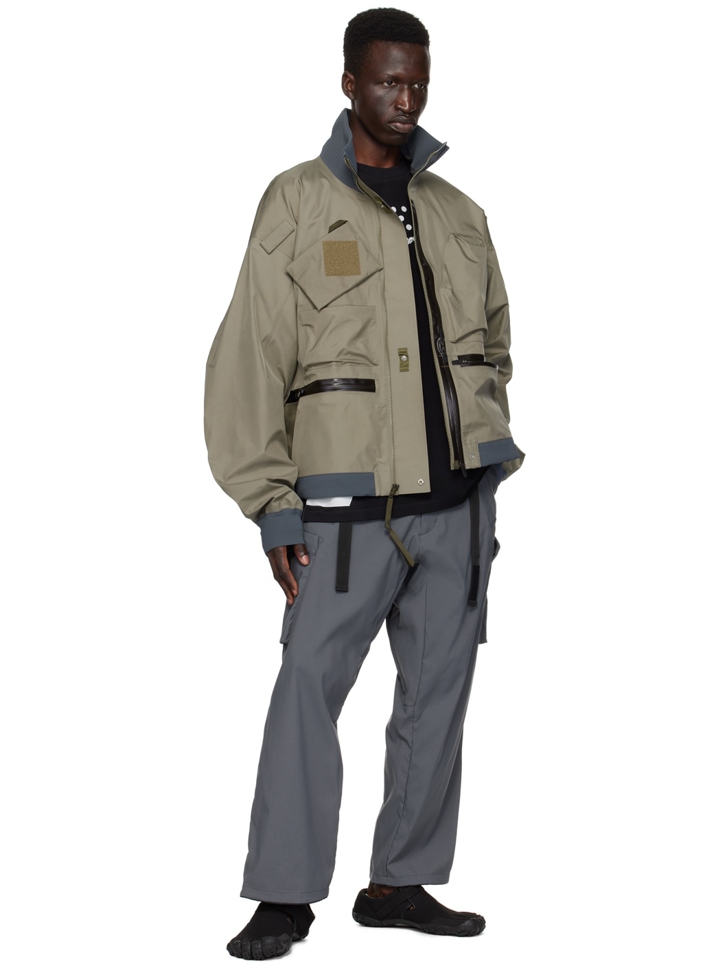 Gray P55-M Cargo Pants - 4