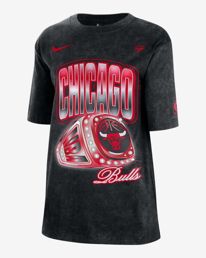 Chicago Bulls Courtside Women's Nike NBA T-Shirt 1