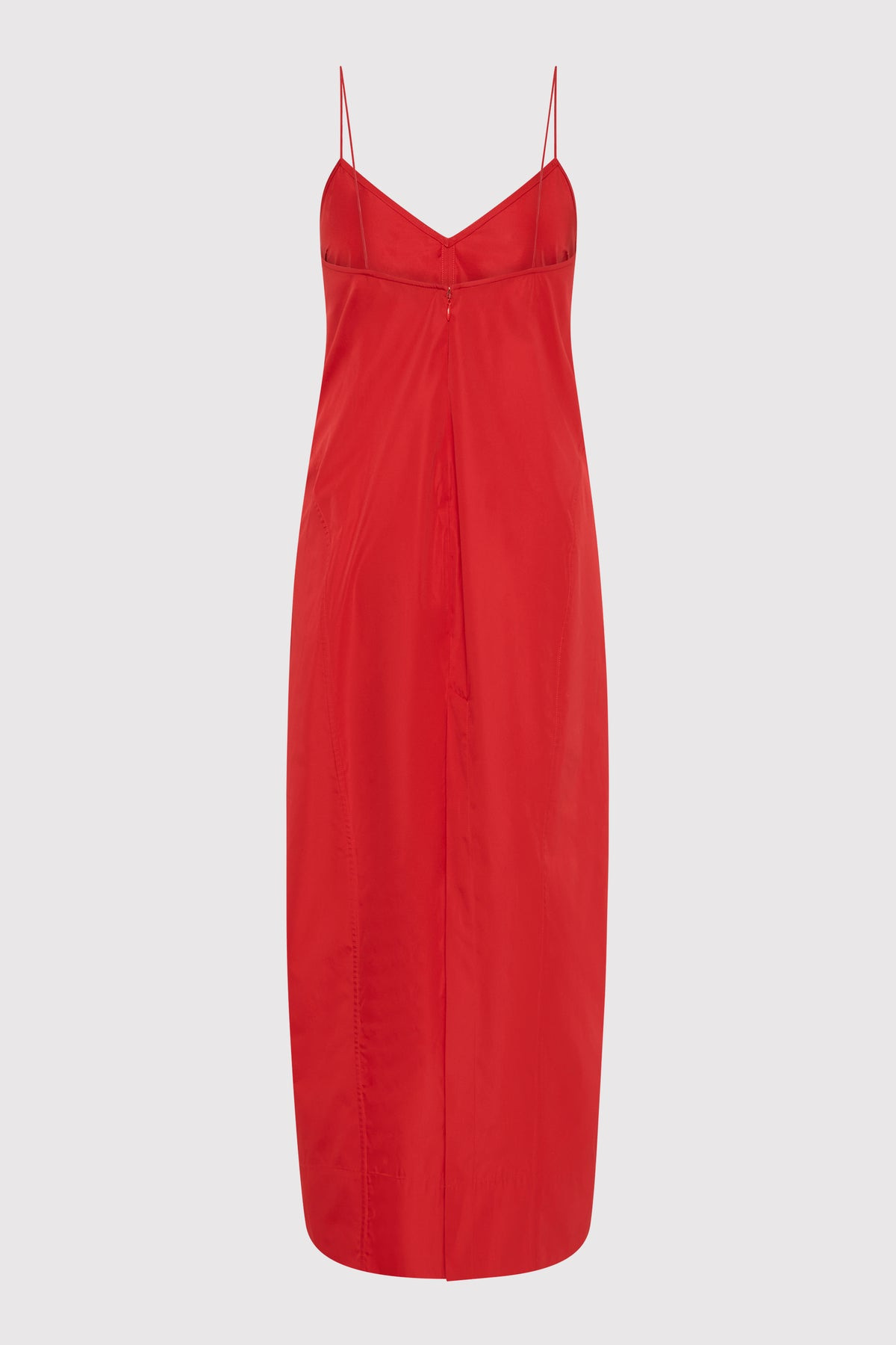 Paper Taffeta Cocoon Dress - Red - 10