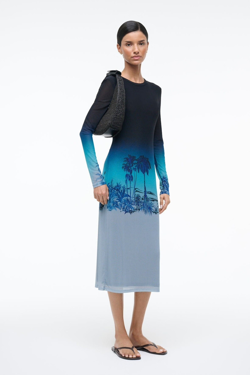 STAUD RAVEN DRESS CALIFORNIA DREAMS 4