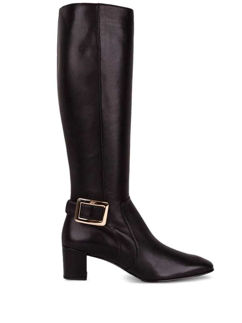 buckle-detail knee-high boot 1