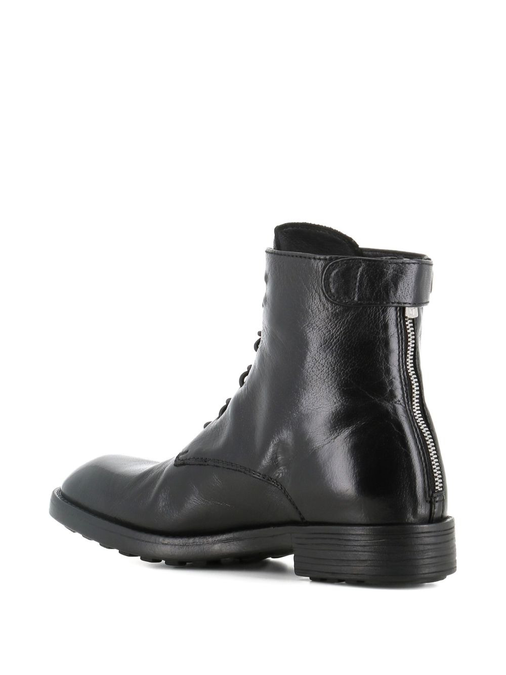 lace-up zip-detail boots - 5
