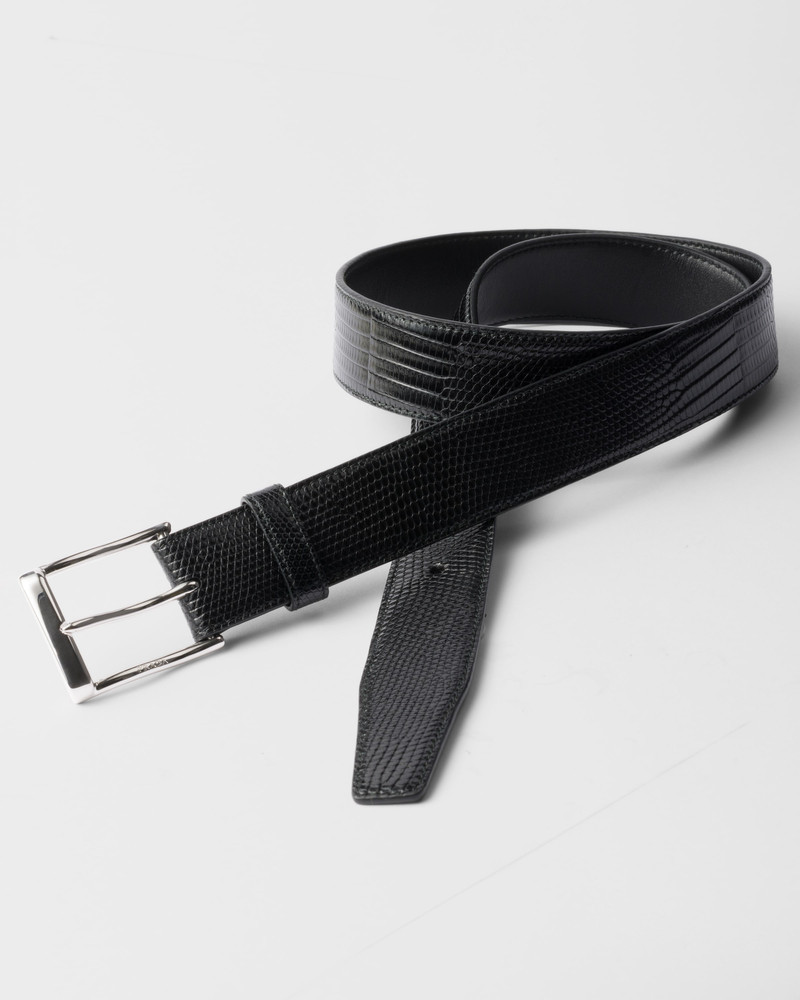 Prada Lizard skin belt strap outlook