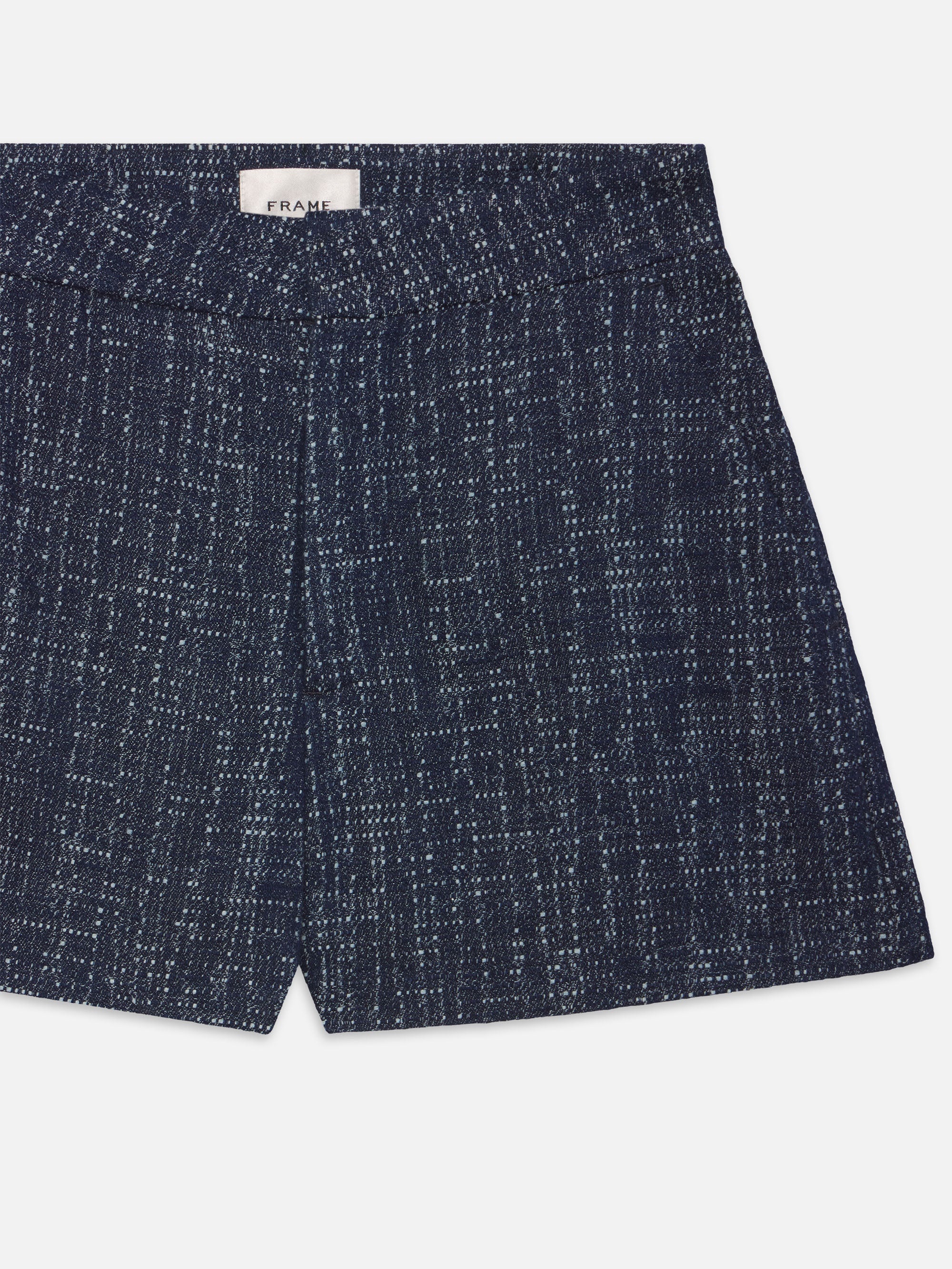 The Tweed Short in Indigo - 2