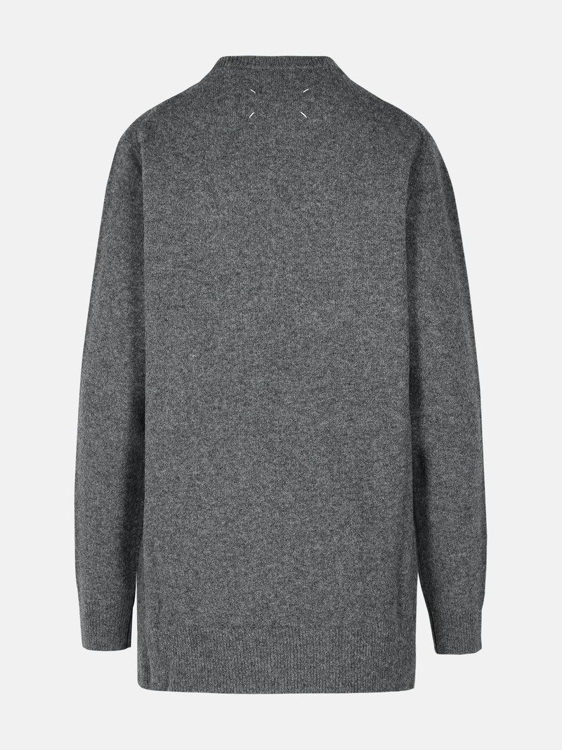 Maison Margiela 'OVER' GREY WOOL SWEATER outlook