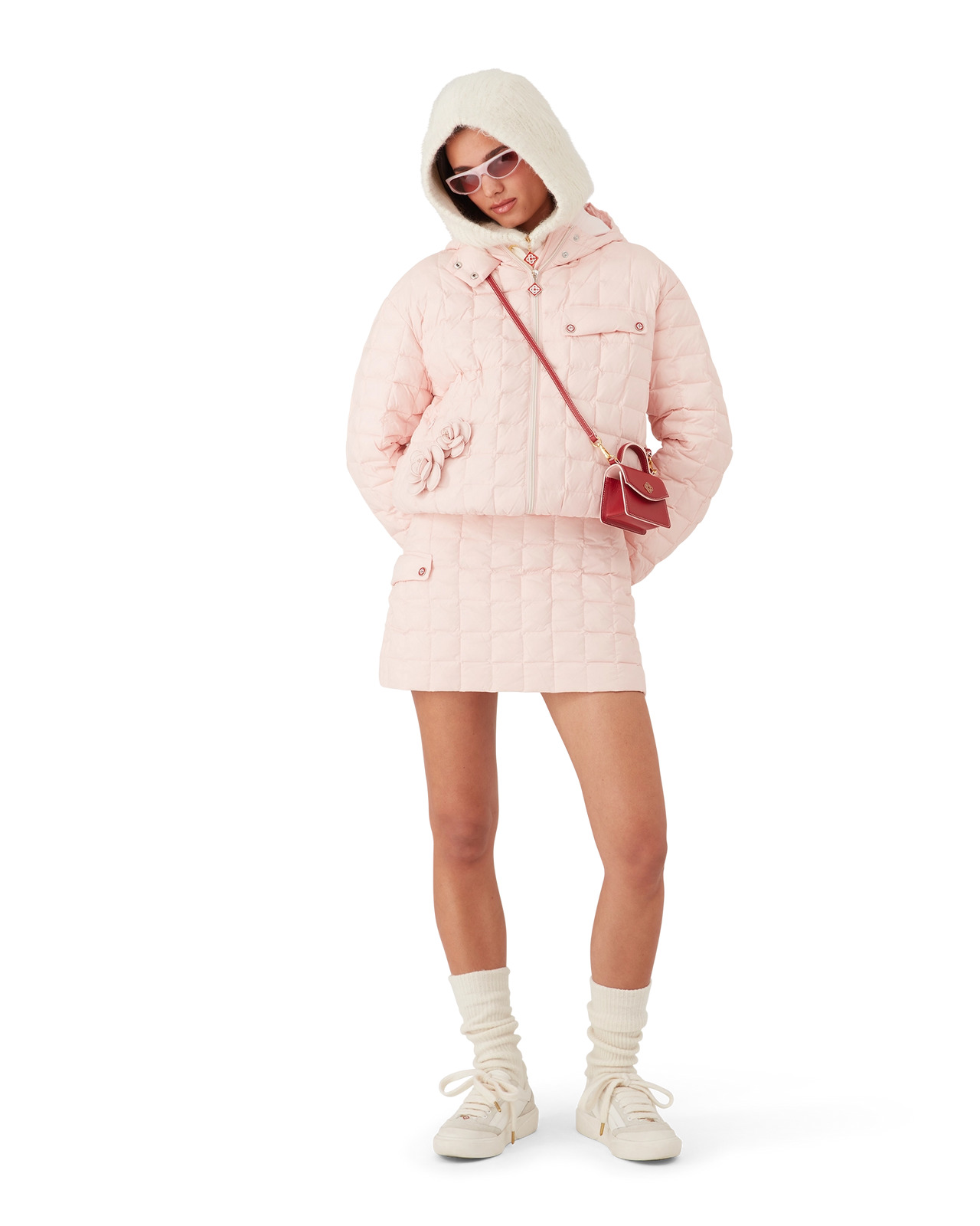 Nylon Quilted Hooded Jacket | Casablanca Paris - 3