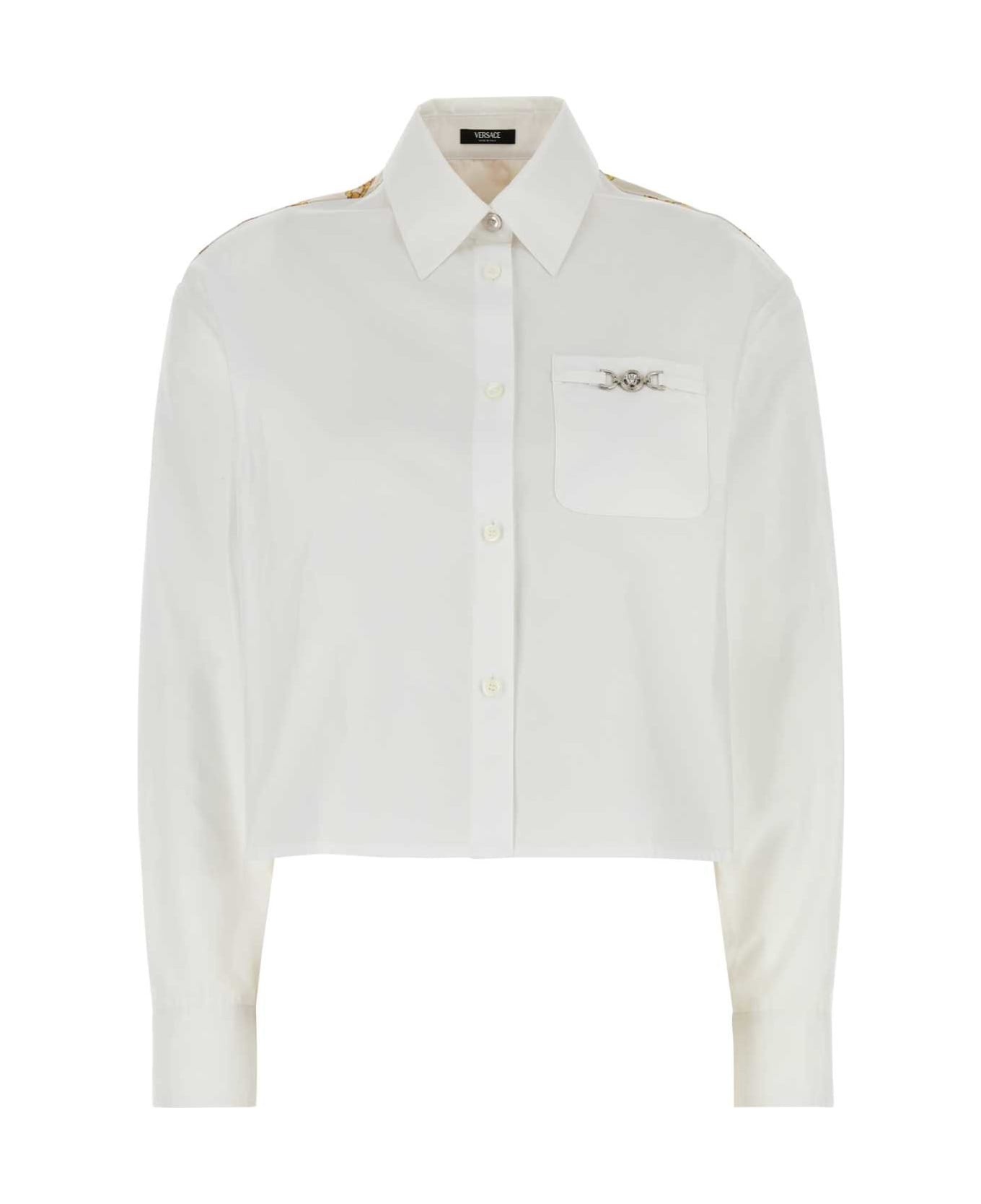 White Poplin Shirt - 1