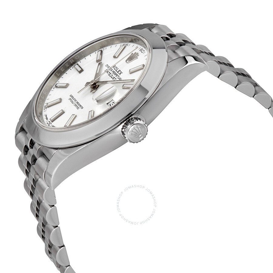 Rolex Datejust 41 White Dial Stainless Steel Jubilee Men's Watch 126300WSJ - 2