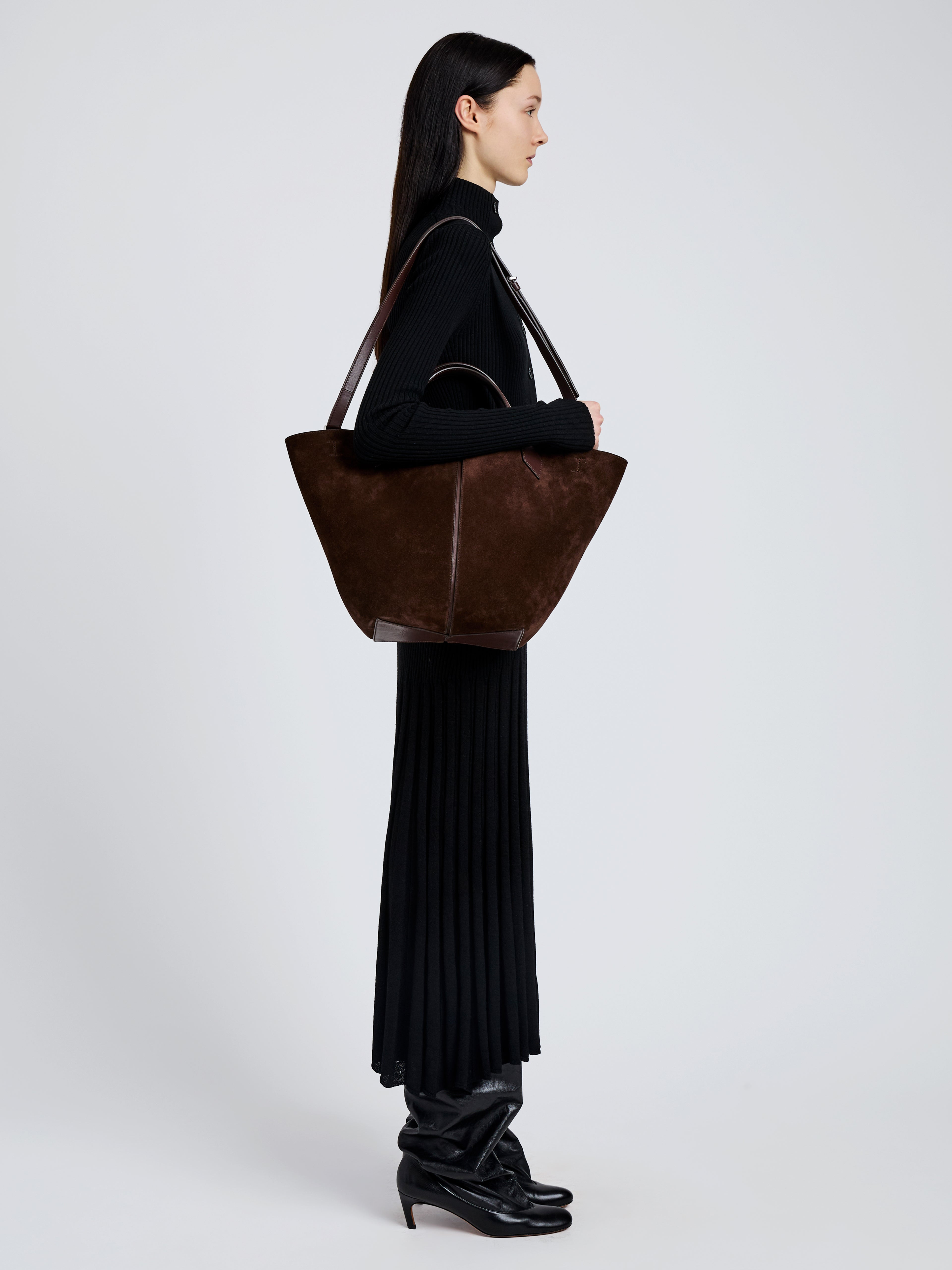 Large Chelsea Tote in Soft Suede - 2