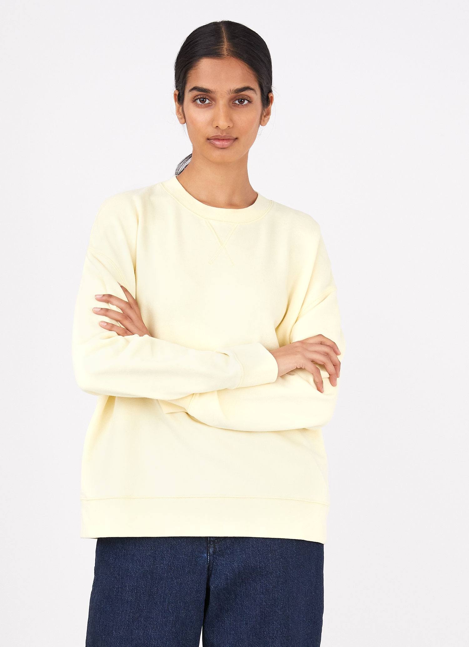 Relaxed Loopback Sweatshirt - 1