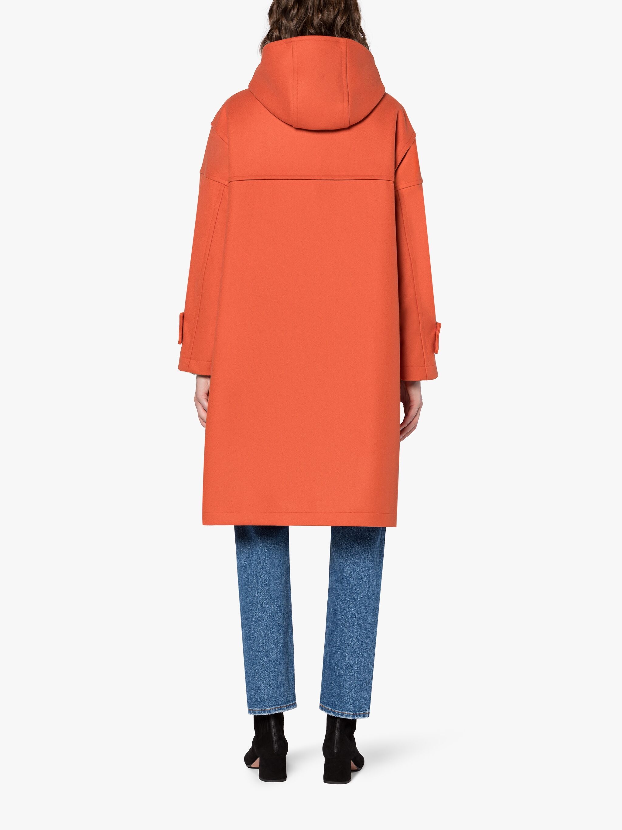 HUMBIE JAFFA WOOL DUFFLE COAT - 4