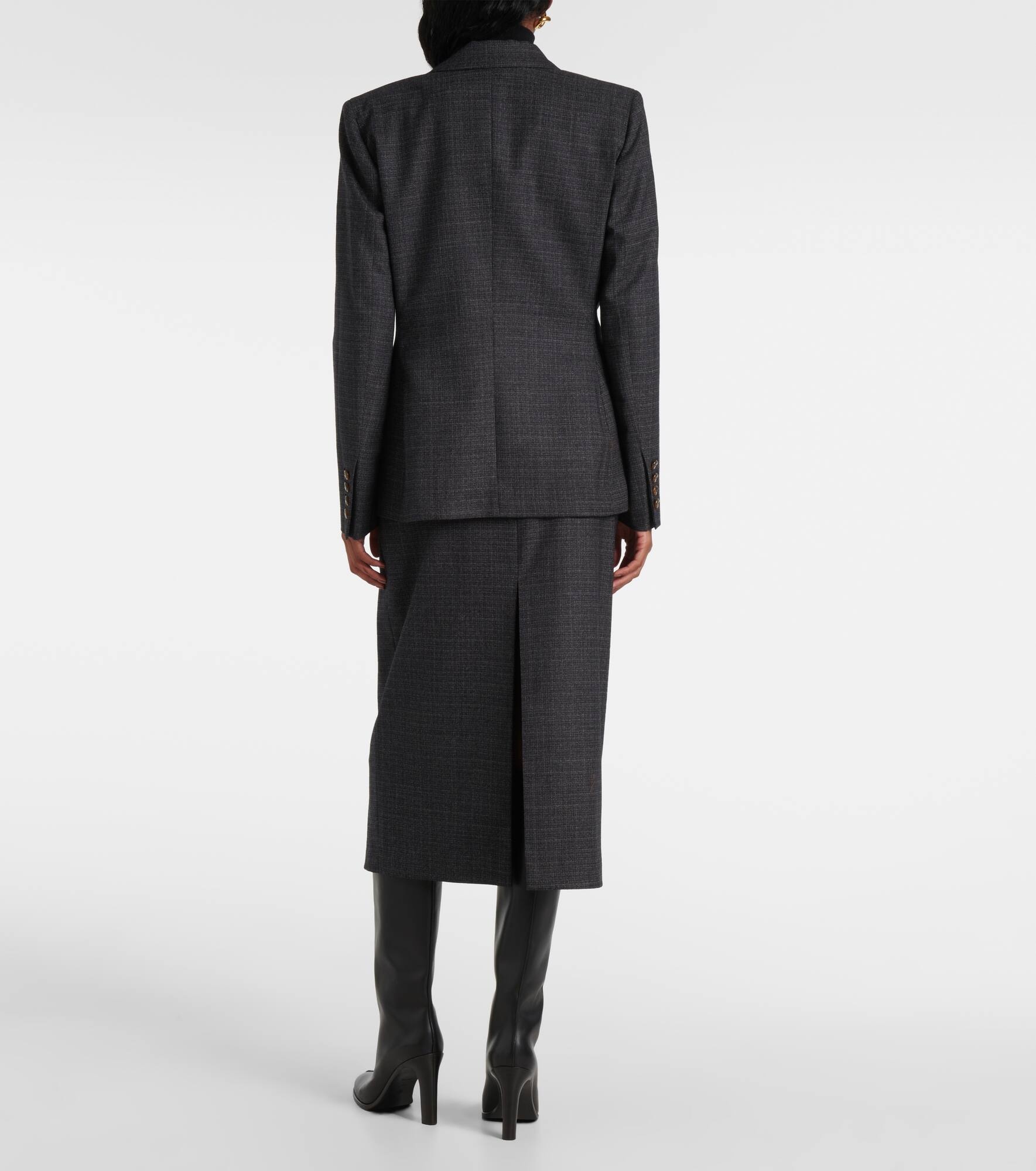 Hunley Charmer checked wool blazer - 3