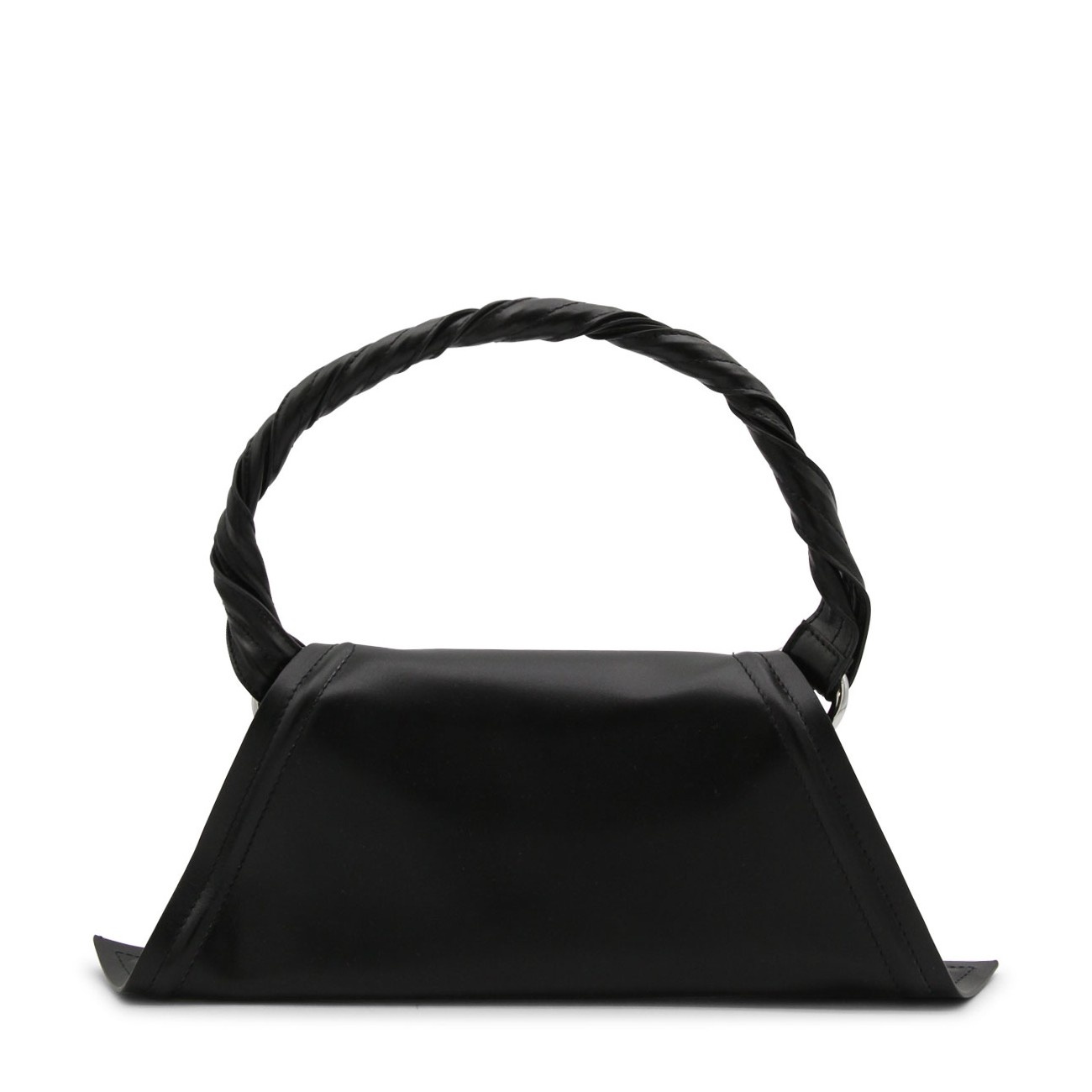 black leather shoulder bag - 1