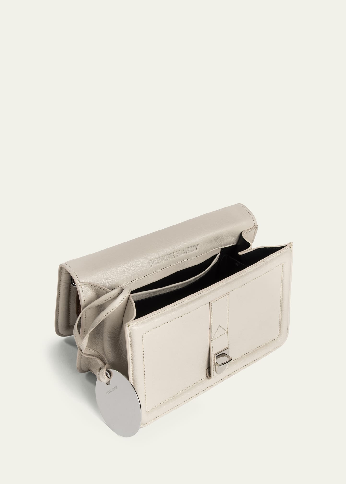 Alpha Plus Flap Leather Top-Handle Bag - 3