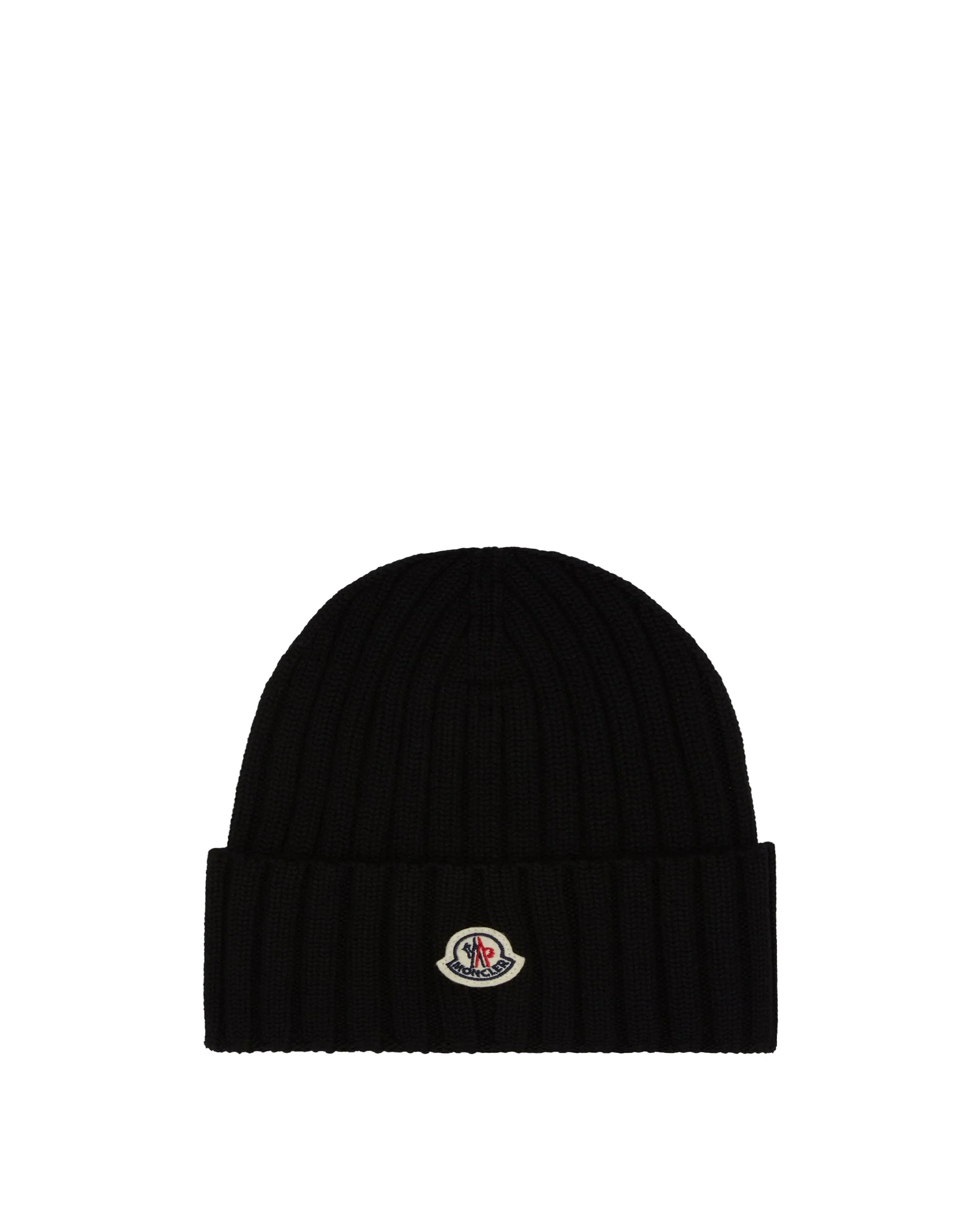 Black Wool Beanie - 1