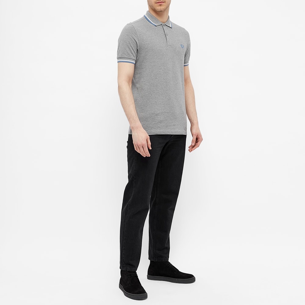 Fred Perry Slim Fit Twin Tipped Polo - 6