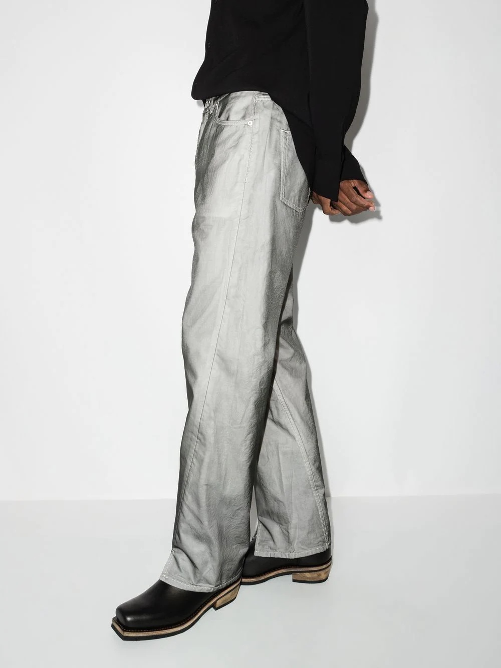 Sabot Cut straight-leg trousers - 2