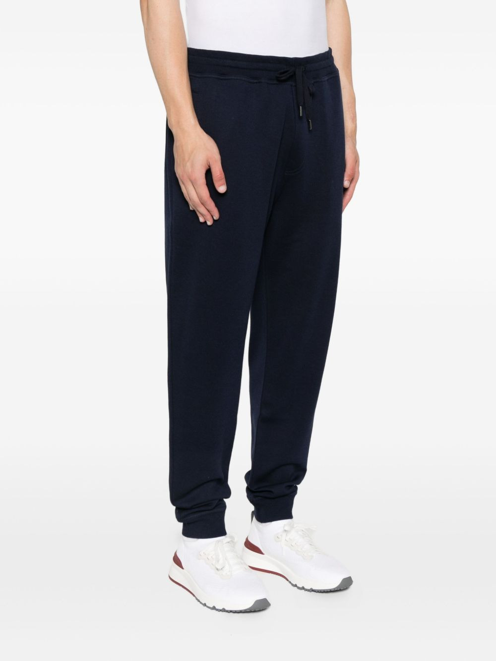 drawstring straight-leg track pants - 3