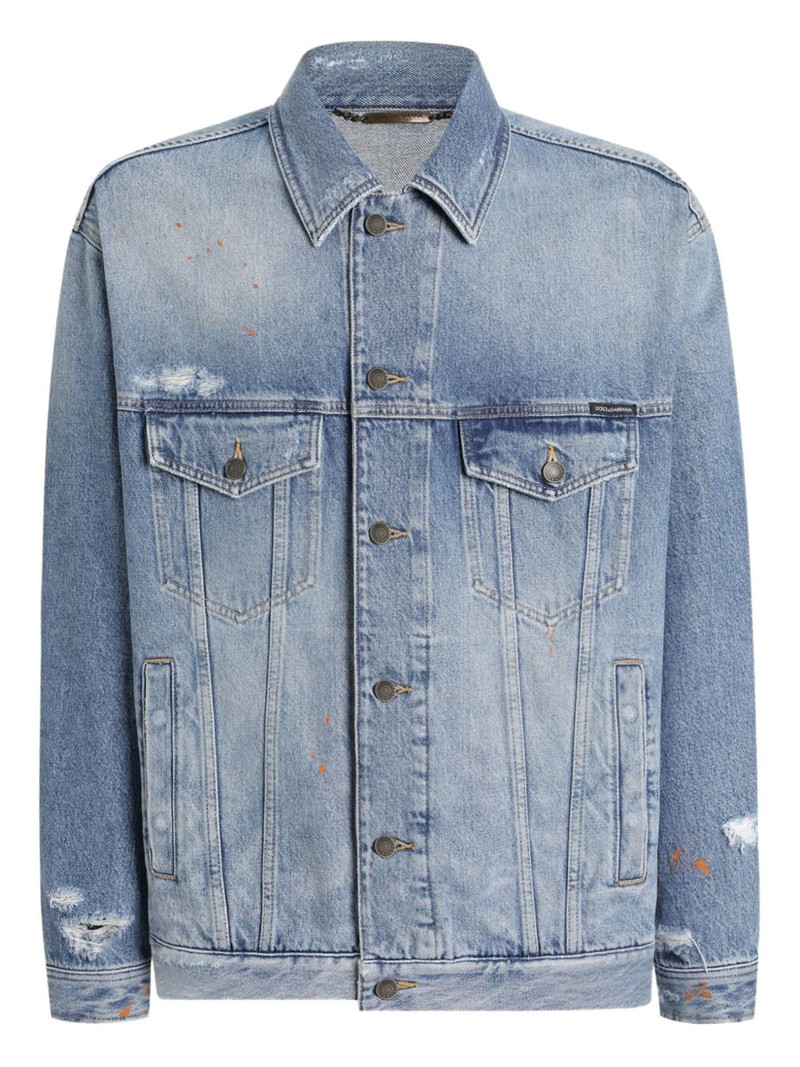 distressed denim jacket 1