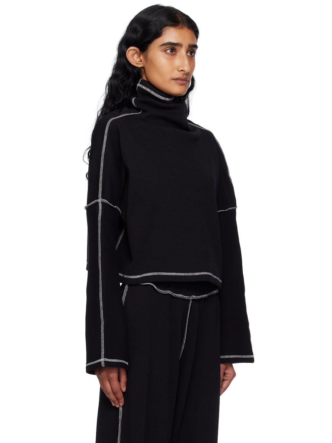 Black Camer Turtleneck - 2