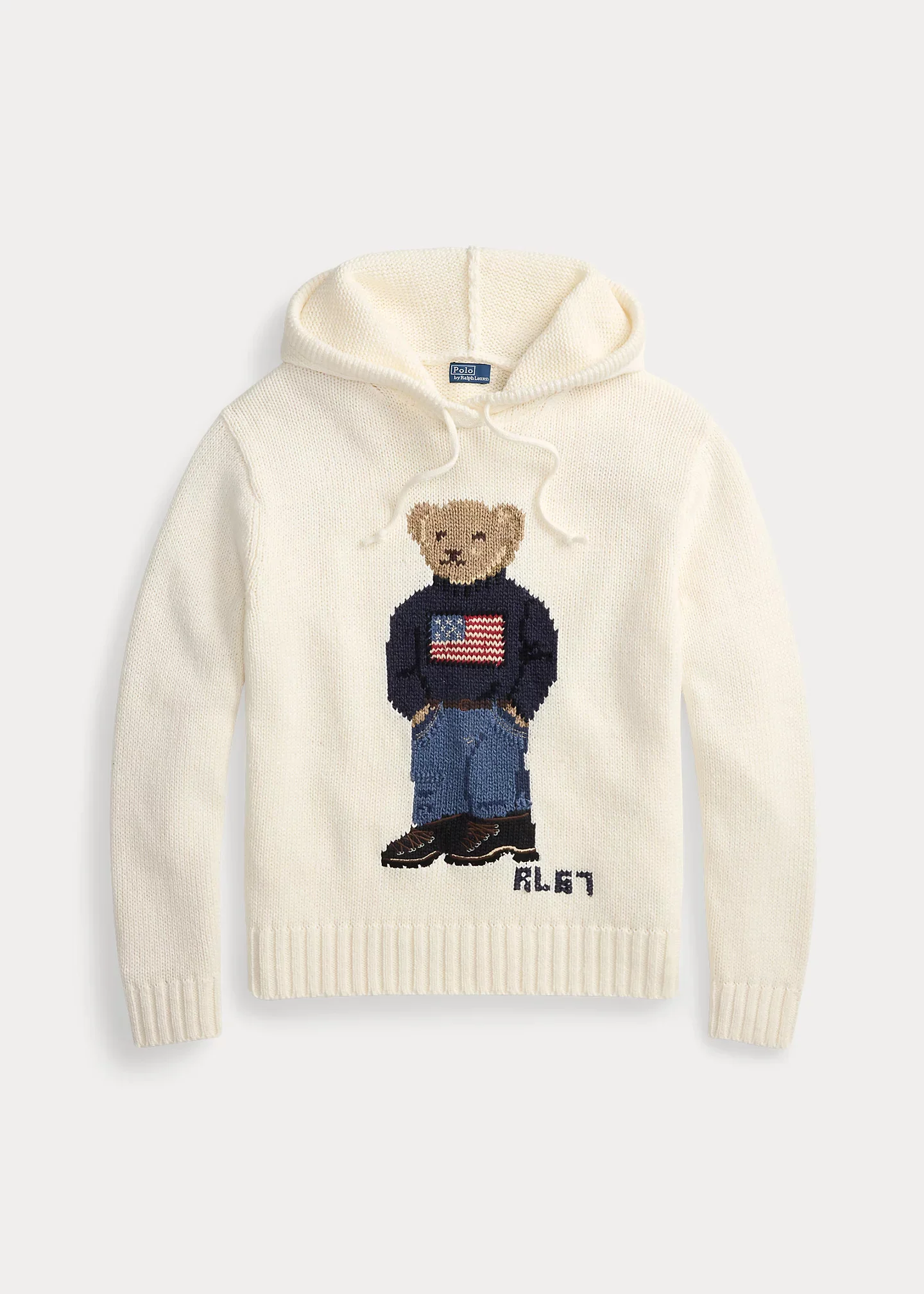 Polo Bear Hooded Sweater - 1