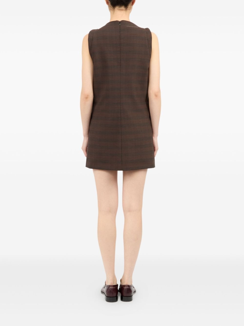 striped mini dress - 6