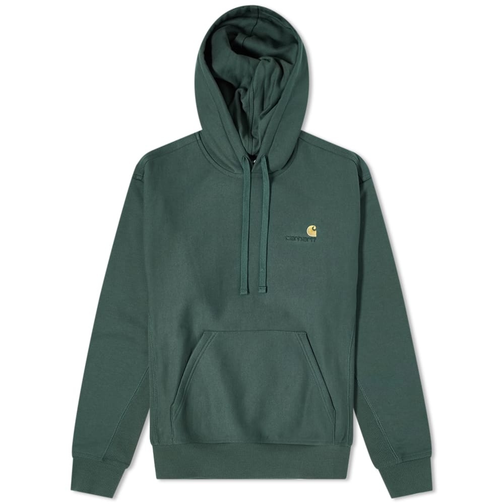 Carhartt WIP Hooded American Script Sweat - 1