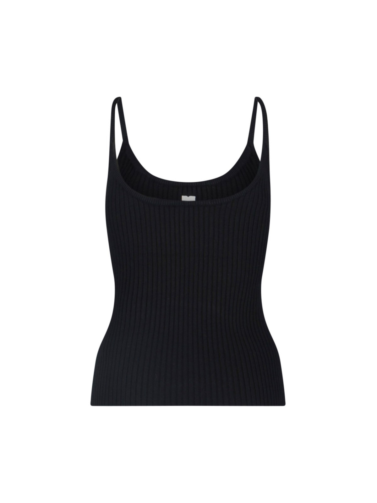 LOGO RIBBED TOP - 2