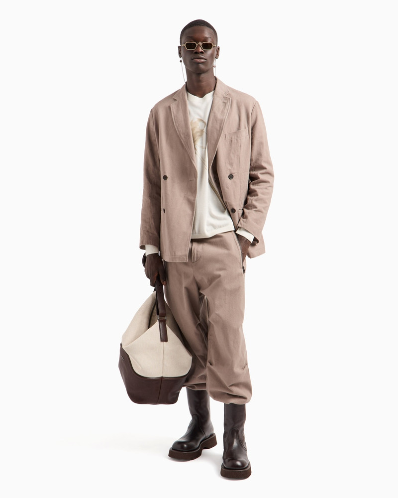 EMPORIO ARMANI ASV WOOL-LYOCELL BLEND JUMPER WITH FLOWER PRINT outlook