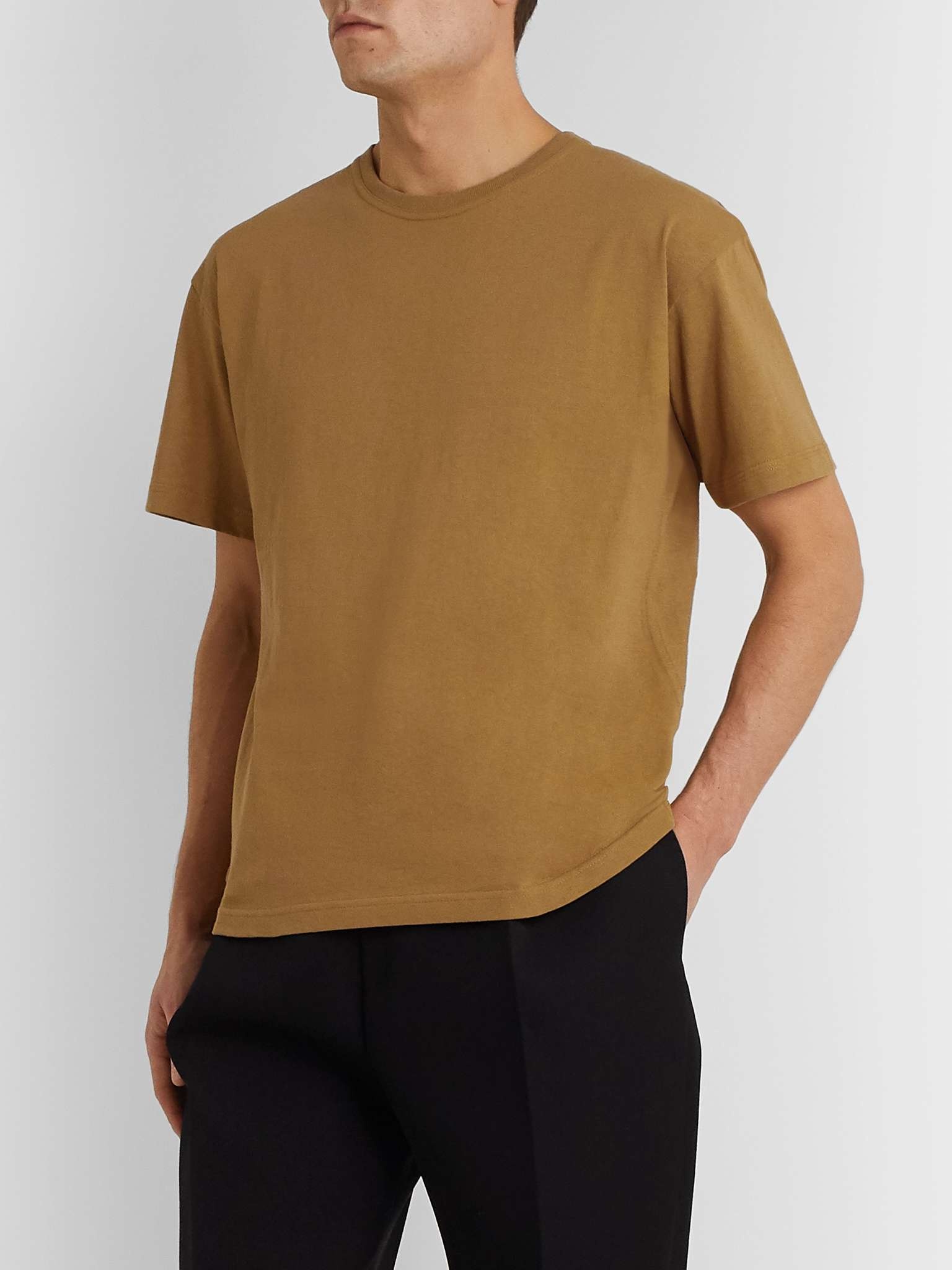 Slim-Fit Mélange Cotton-Jersey T-Shirt - 4