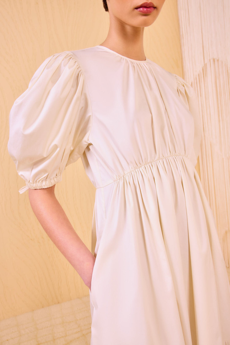 ULLA JOHNSON Collage Short Sleeve Midi Dress outlook