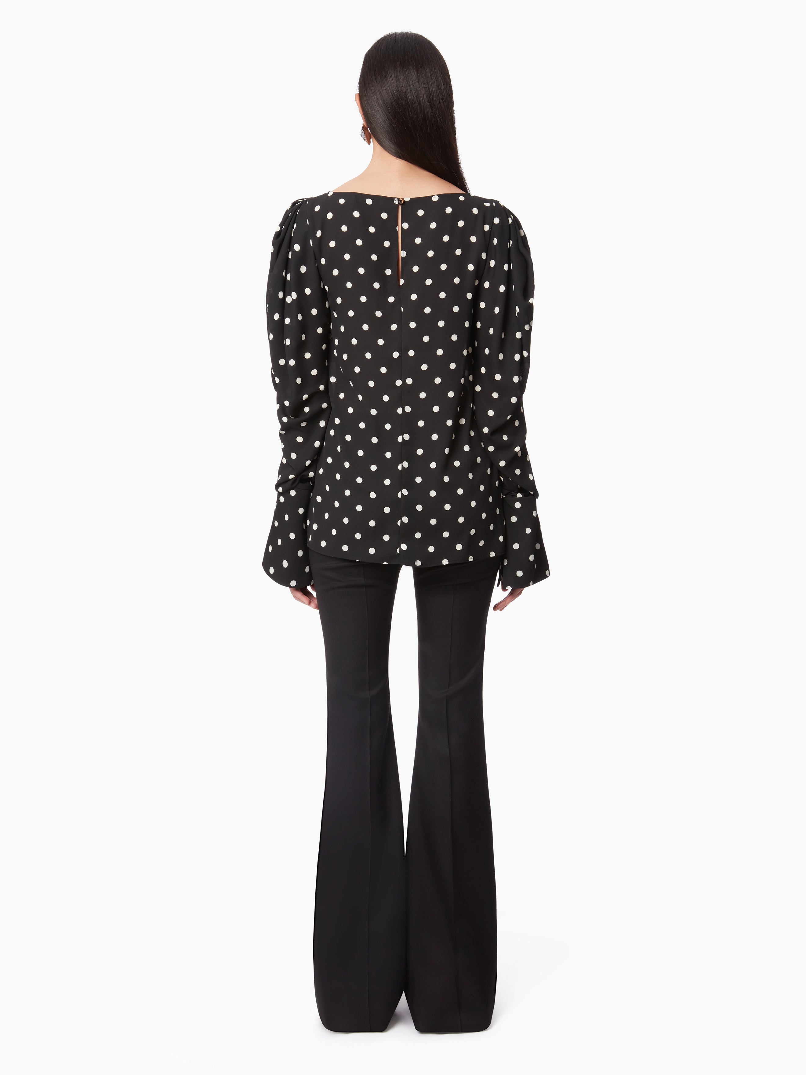 BLOUSE WITH PUFF SLEEVES - 4