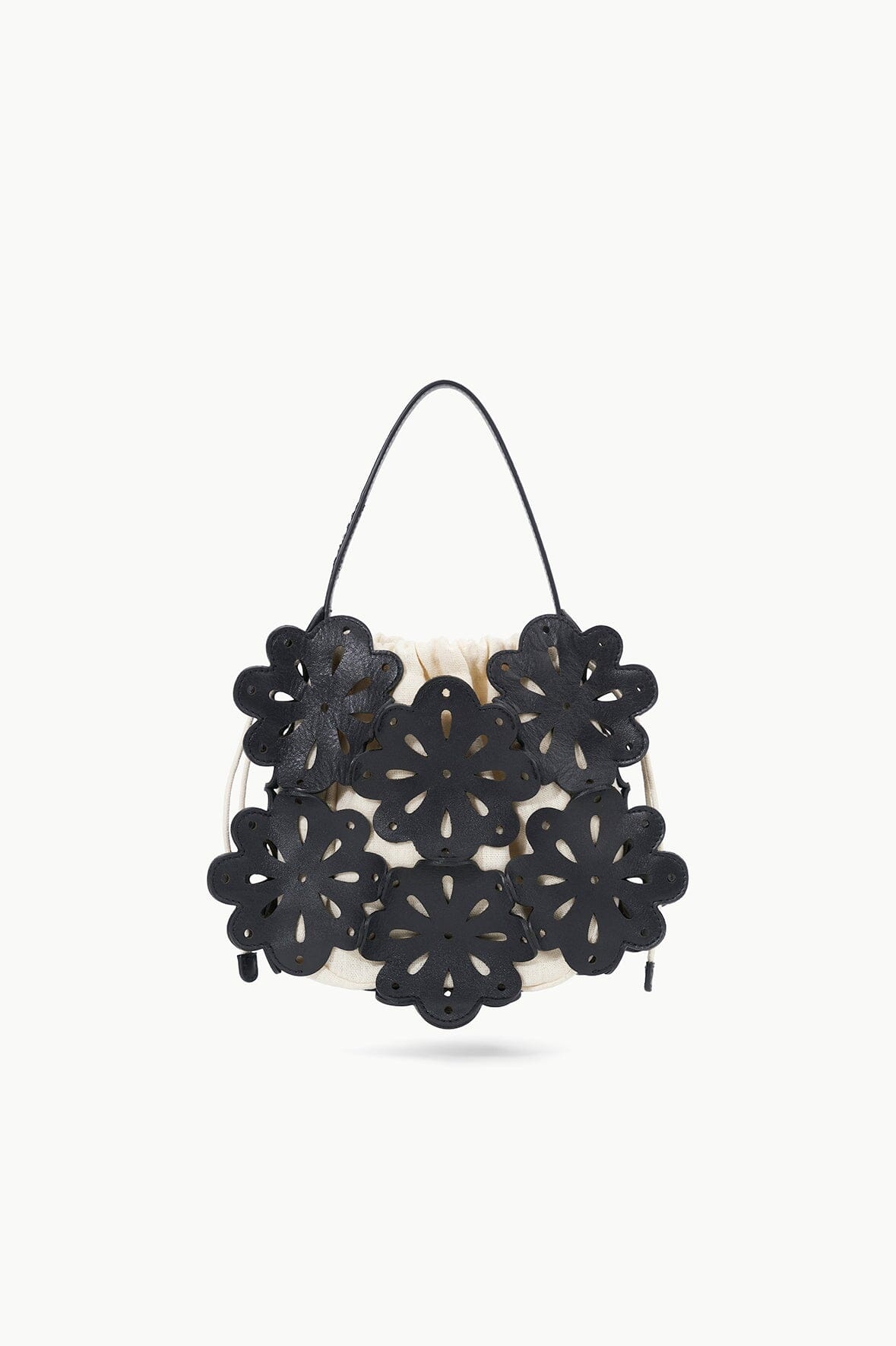 STAUD FLORA BASKET BAG BLACK - 1