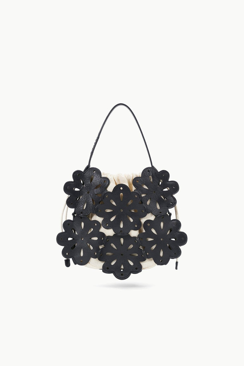 STAUD FLORA BASKET BAG BLACK 1