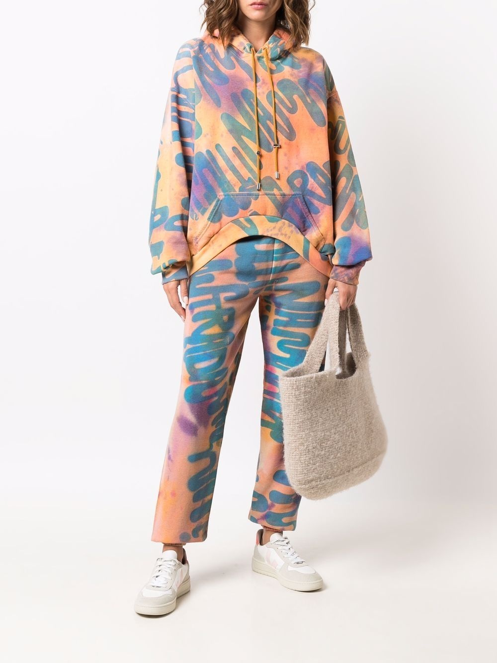 graffiti-print trousers - 2