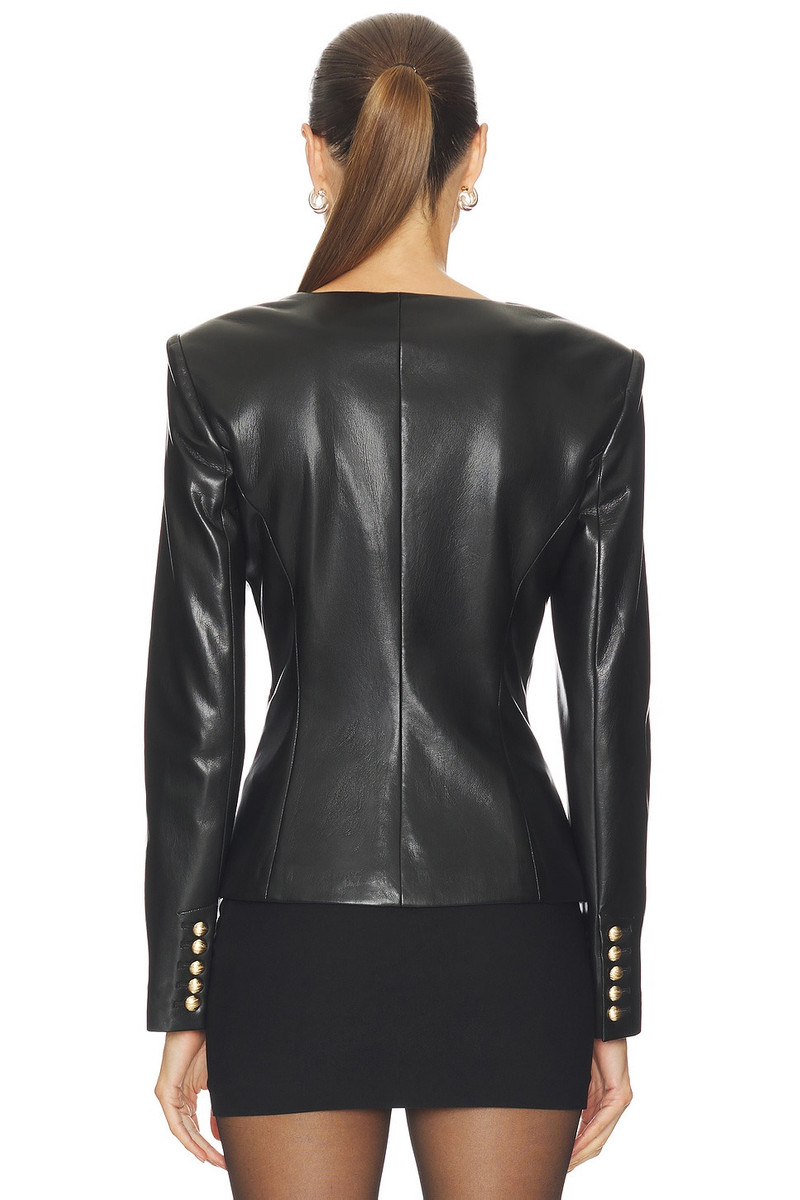 GENERATION LOVE Lavena Faux Leather Jacket outlook