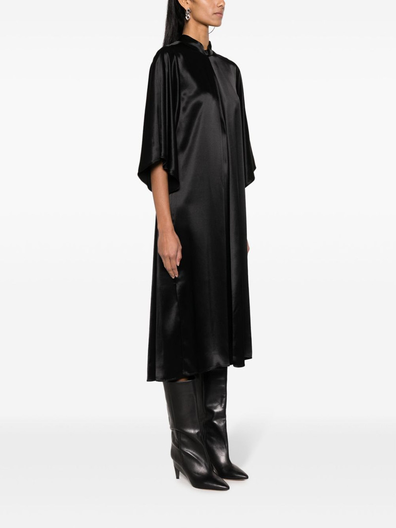 satin shift midi dress 3
