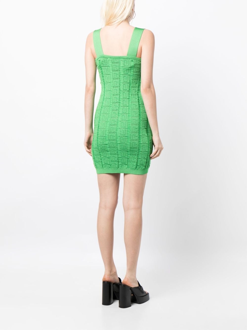 open-knit minidress - 4
