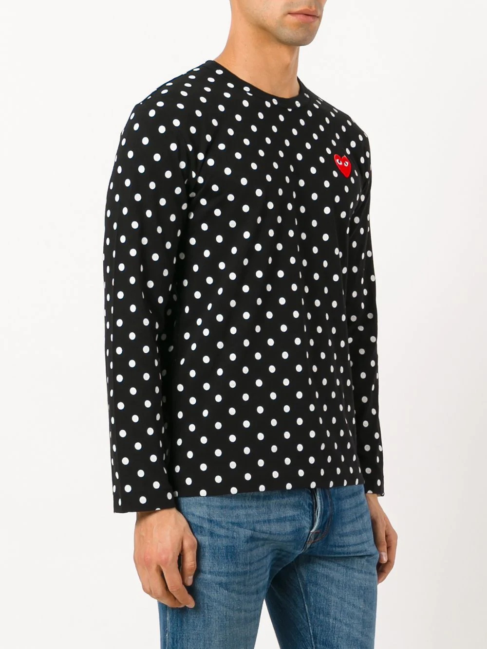 polka dot print T-shirt - 3