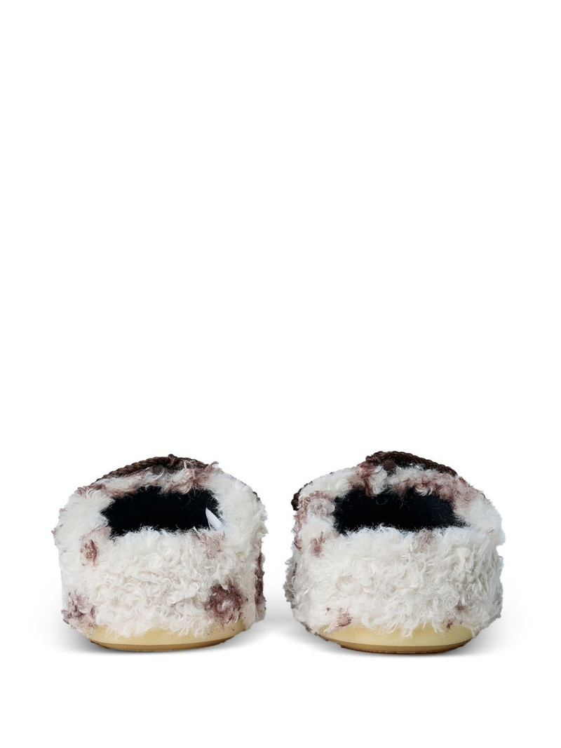 MOON BOOT EVX slip-on-style faux shearling mules outlook