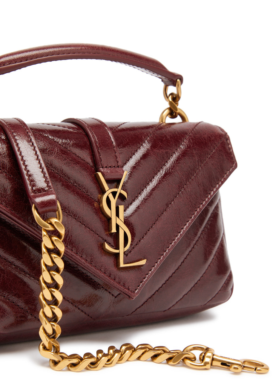 Saint Laurent College Mini Patent Leather Cross-body bag - 3