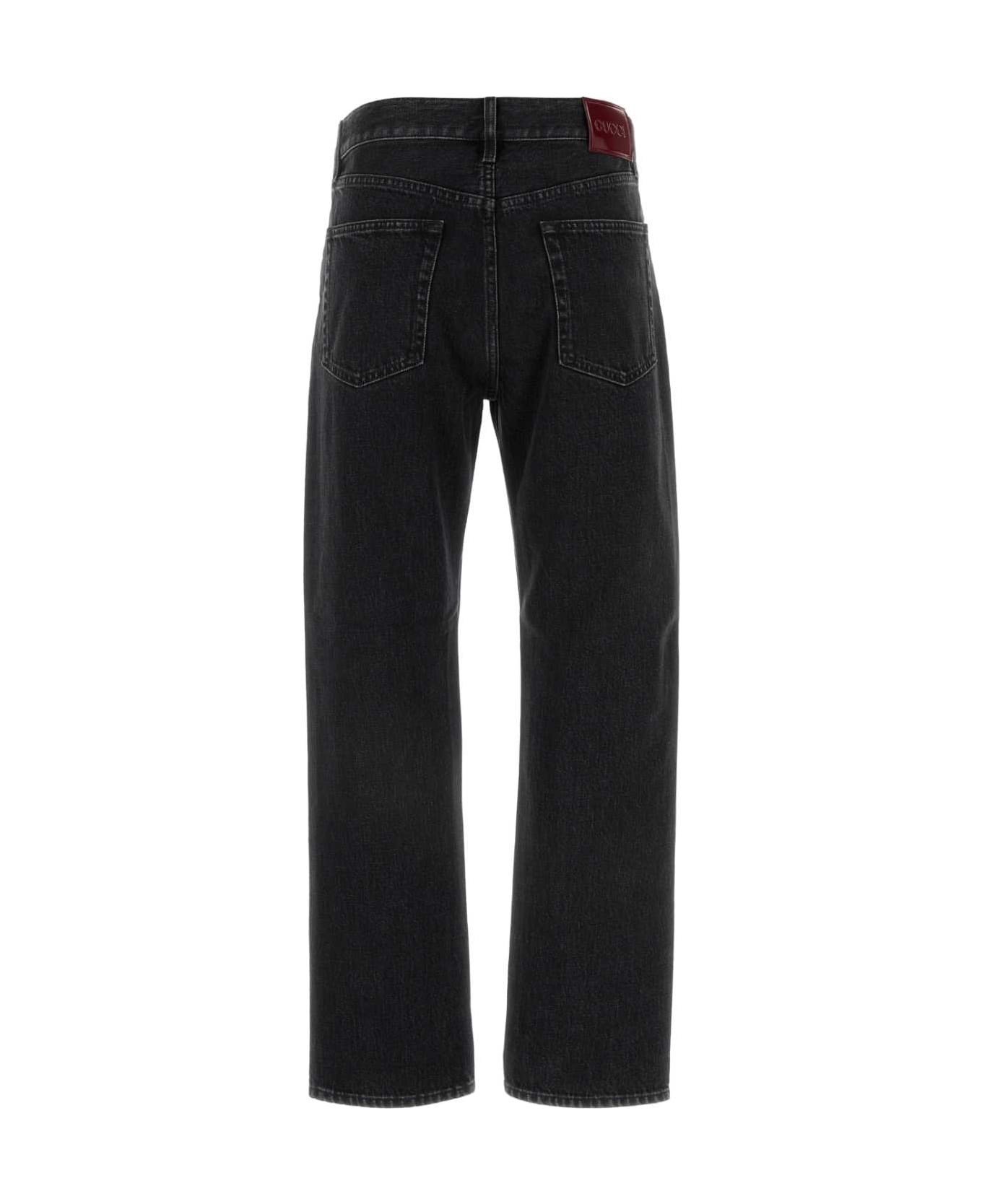 Black Denim Jeans - 2