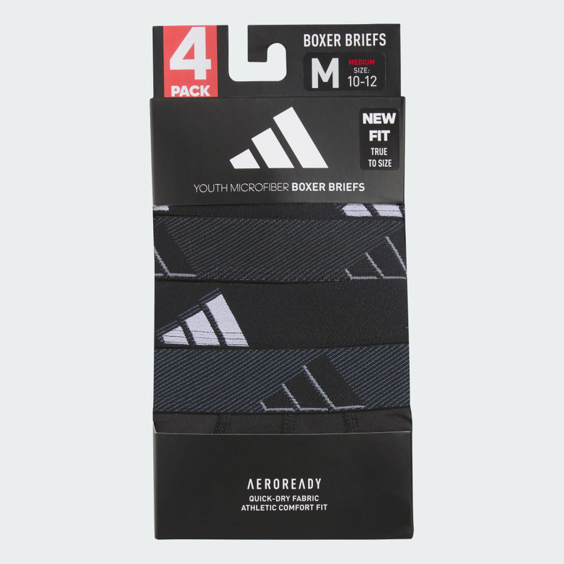 adidas Youth Microfiber Boxer Briefs 4-Pack outlook